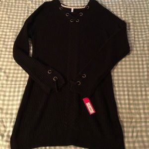 Black Xhilaration Sweat Dress - XL